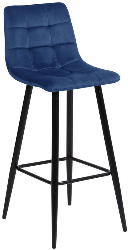 Bar Stool Chilli | size: Width: 43cm, Height: 104cm, Depth: 50.5cm | color: Blue | image: 1 | variant: 1005591