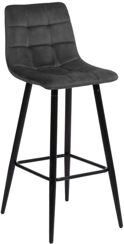 Bar Stool Chilli | size: Width: 43cm, Height: 104cm, Depth: 50.5cm | color: Gray | image: 1 | variant: 1005590