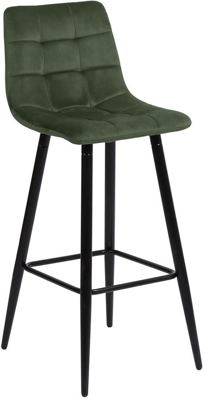 Bar Stool Chilli | size: Width: 43cm, Height: 104cm, Depth: 50.5cm | color: Green | image: 1 | variant: 1005592