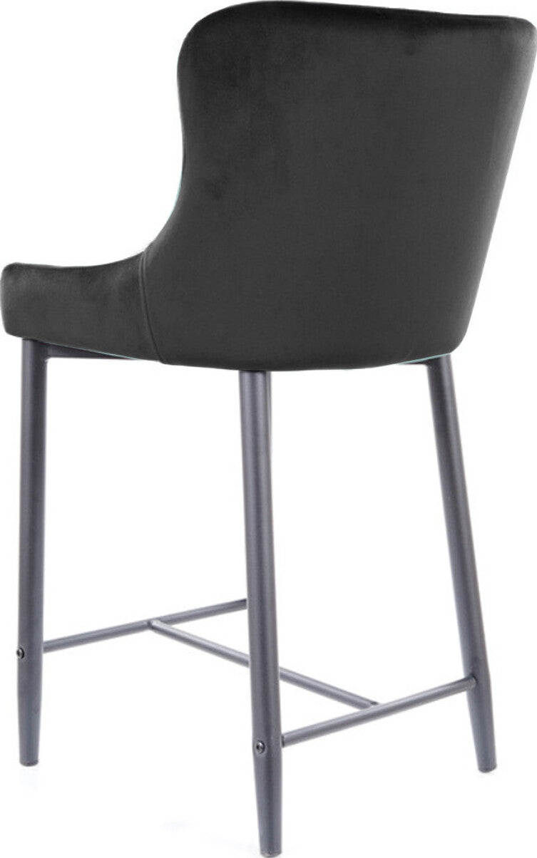 Bar Stool Colin B H-4 | size: Length: 46cm, Width: 45cm, Height: 88cm, Depth: 41cm | color: Black | image: 2 | variant: 1012038