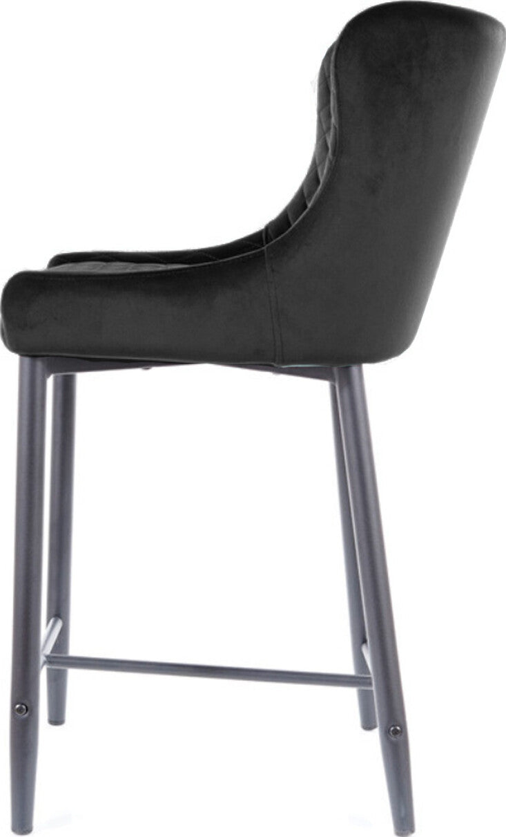 Bar Stool Colin B H-4 | size: Length: 46cm, Width: 45cm, Height: 88cm, Depth: 41cm | color: Black | image: 3 | variant: 1012038