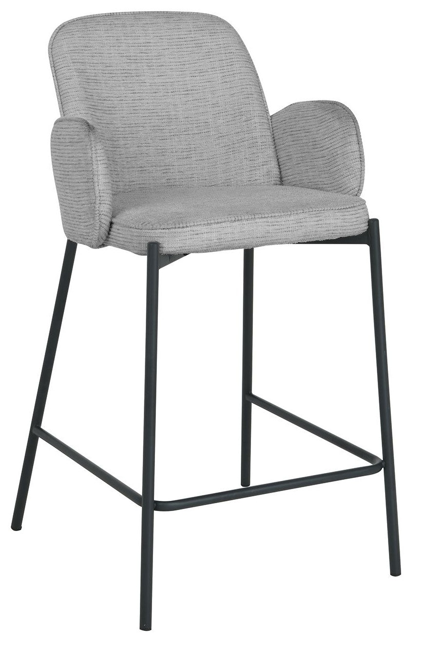 Bar Stool Damen 1 | size: Width: 50cm, Height: 95cm, Depth: 52cm | color: Gray | image: 0 | variant: 1017855