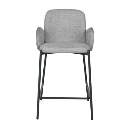 Bar Stool Damen 1 | size: Width: 50cm, Height: 95cm, Depth: 52cm | color: Gray | image: 1 | variant: 1017855