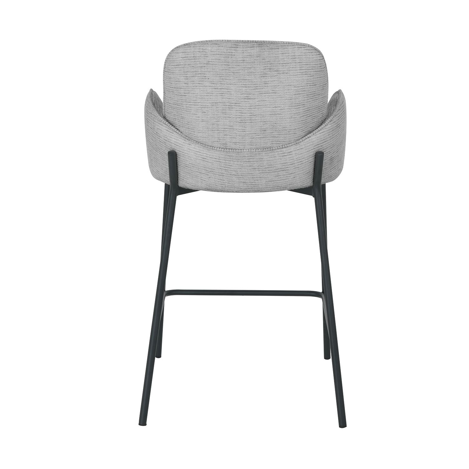 Bar Stool Damen 1 | size: Width: 50cm, Height: 95cm, Depth: 52cm | color: Gray | image: 4 | variant: 1017855