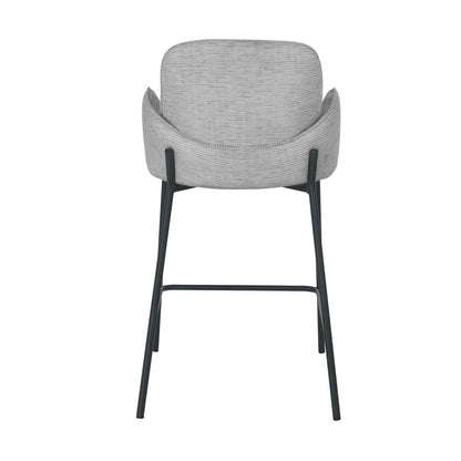 Bar Stool Damen 1 | size: Width: 50cm, Height: 95cm, Depth: 52cm | color: Gray | image: 4 | variant: 1017855