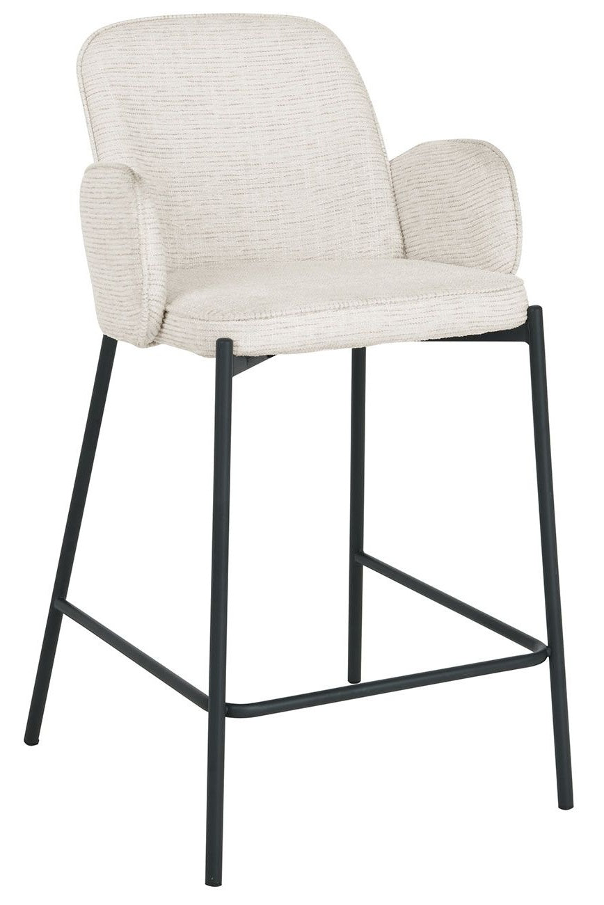 Bar Stool Damen | size: Width: 50cm, Height: 95cm, Depth: 52cm | color: Beige | image: 0 | variant: 1017854