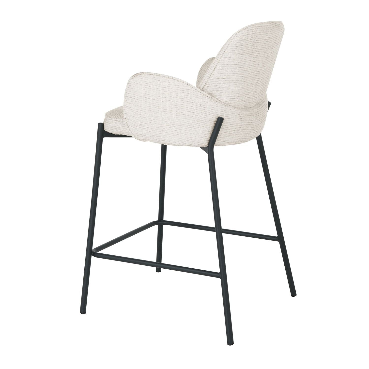 Bar Stool Damen | size: Width: 50cm, Height: 95cm, Depth: 52cm | color: Beige | image: 3 | variant: 1017854