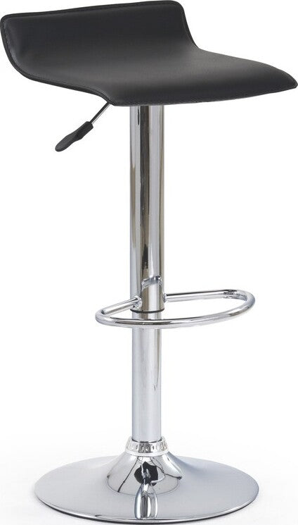 Bar Stool East Tiverton | size: Length: 39cm, Width: 40cm, Height: 63-84cm, Depth: 39cm | color: Black | image: 1 | variant: 1007049