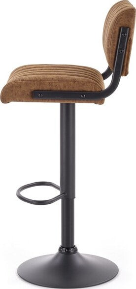 Bar Stool East Whitley Bay | size: Length: 39cm, Width: 39cm, Height: 89-109cm, Depth: 46cm | color: Brown | image: 4 | variant: 1007053