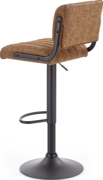 Bar Stool East Whitley Bay | size: Length: 39cm, Width: 39cm, Height: 89-109cm, Depth: 46cm | color: Brown | image: 5 | variant: 1007053