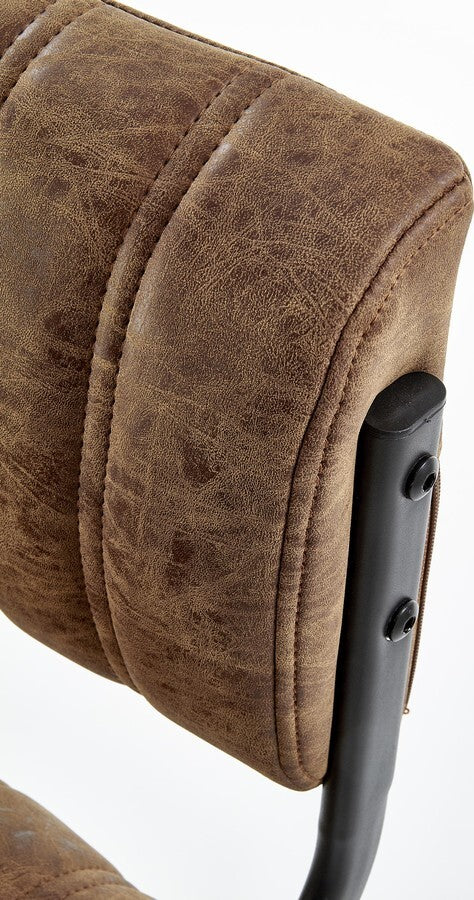 Bar Stool East Whitley Bay | size: Length: 39cm, Width: 39cm, Height: 89-109cm, Depth: 46cm | color: Brown | image: 7 | variant: 1007053