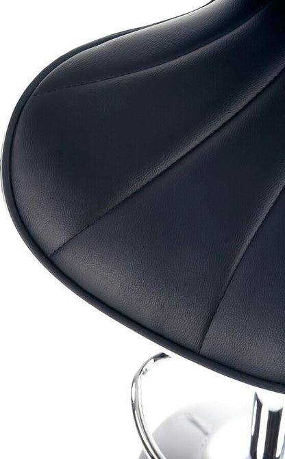 Bar Stool East Wickford | size: Length: 48cm, Width: 48cm, Height: 91-111cm, Depth: 55cm | color: Black | image: 4 | variant: 1007054