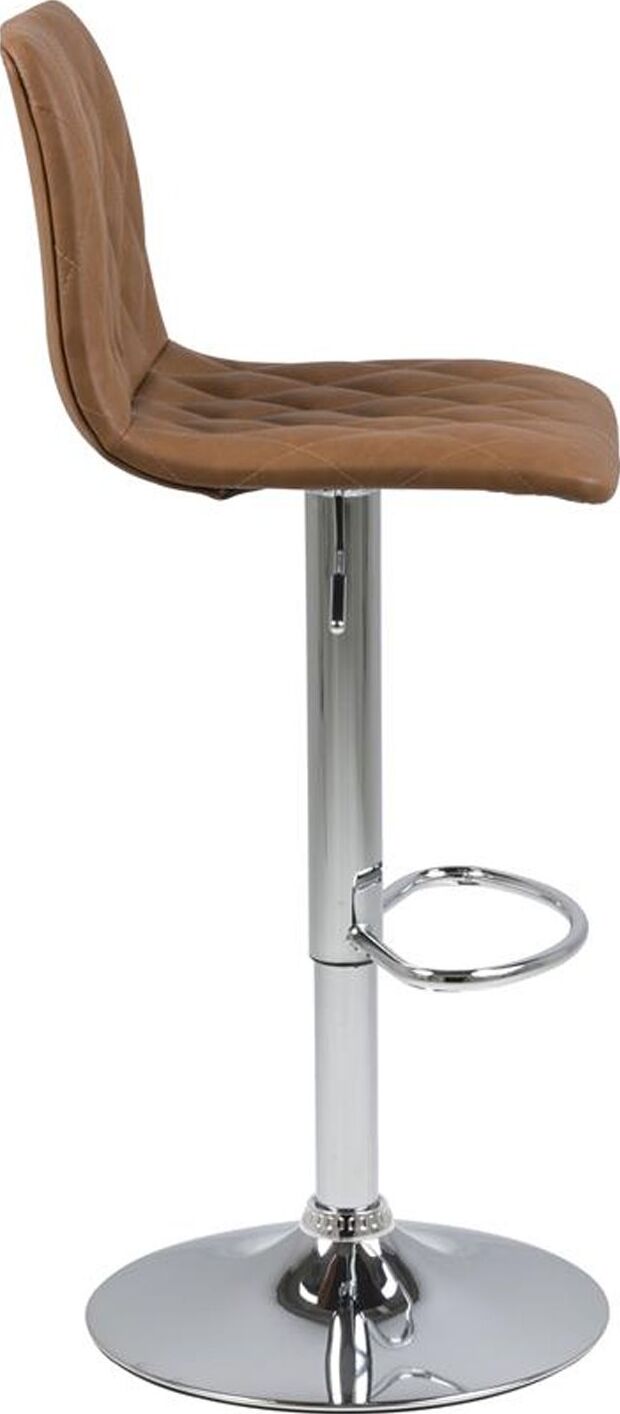 Bar Stool Emu | size: Width: 40cm, Height: 110cm, Depth: 48.5cm | color: Brown | image: 3 | variant: 1012494