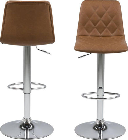 Bar Stool Emu | size: Width: 40cm, Height: 110cm, Depth: 48.5cm | color: Brown | image: 4 | variant: 1012494
