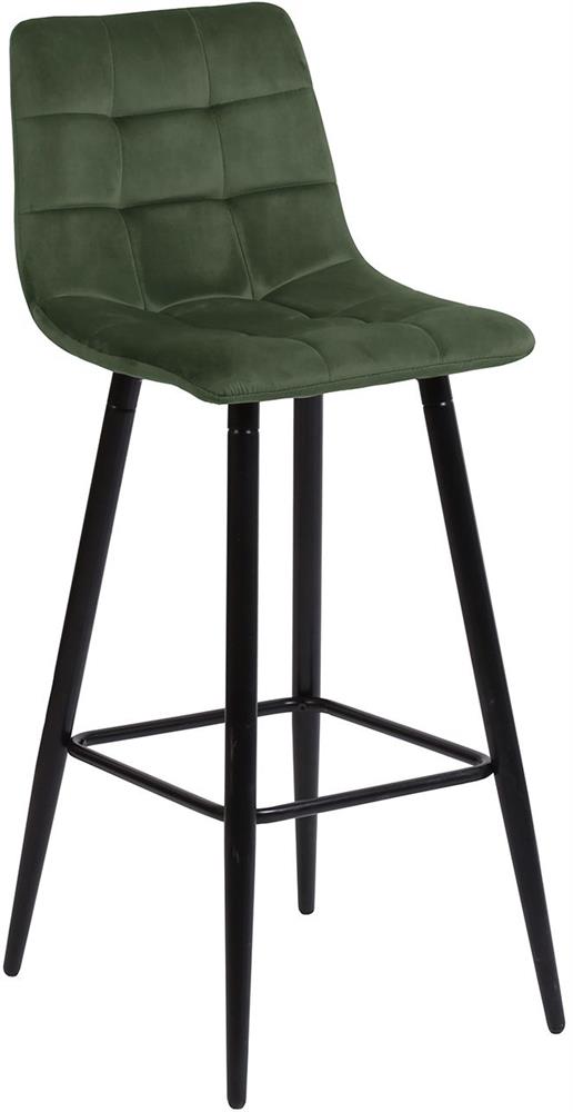 Bar Stool Epsom | size: Width: 43cm, Height: 104cm, Depth: 50.5cm | color: Green | image: 1 | variant: 1001326