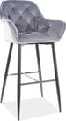 Bar Stool Farnborough | size: Length: 56cm, Width: 56cm, Height: 105cm, Depth: 40cm | color: Gray | image: 1 | variant: 1004230
