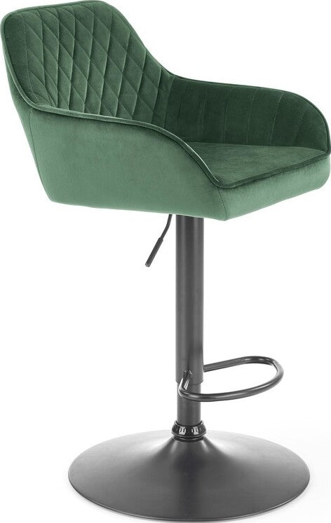 Bar Stool Forli | size: Length: 55cm, Width: 55cm, Height: 114cm, Depth: 55cm | color: Green | image: 1 | variant: 1002996