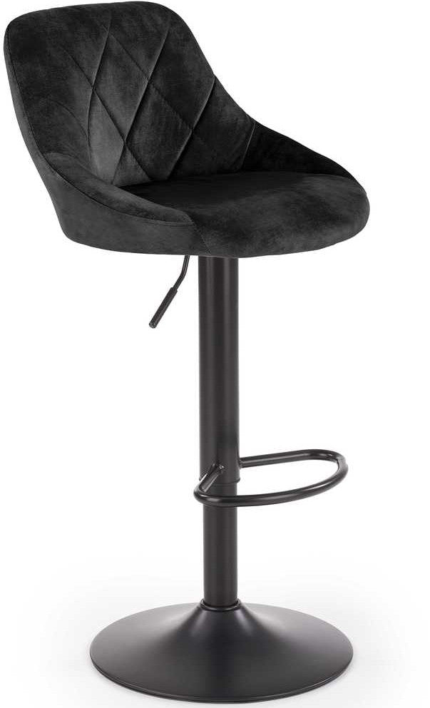 Bar Stool H101 1 | size: Width: 45cm, Height: 106cm, Depth: 47cm | color: Black | image: 1 | variant: 1016784