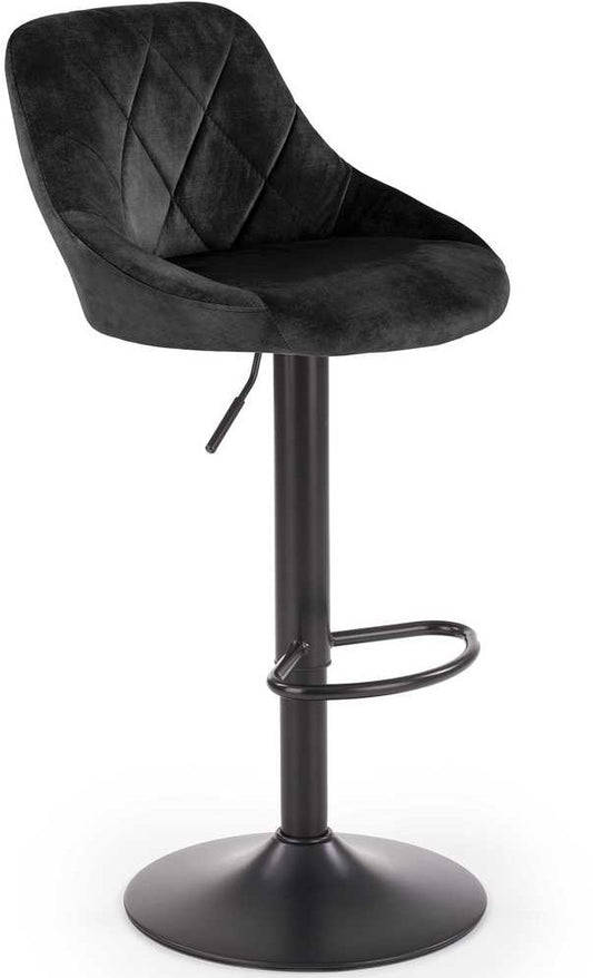 Bar Stool H101 1 | size: Width: 45cm, Height: 106cm, Depth: 47cm | color: Black | image: 1 | variant: 1016784