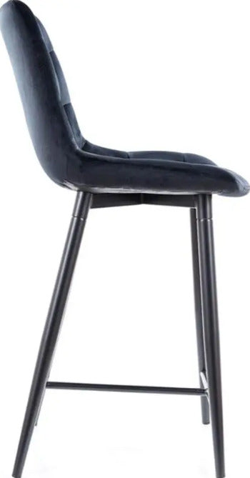 Bar Stool Hartlepool | size: Width: 45cm, Height: 92cm, Depth: 37cm | color: Black | image: 2 | variant: 1004239