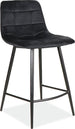 Bar Stool Huddersfield | size: Length: 43cm, Width: 43cm, Height: 87cm, Depth: 40cm | color: Black | image: 1 | variant: 1004247