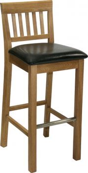 Bar Stool Laura | size: Length: 40cm, Width: 40cm, Height: 72-99cm, Depth: 40cm | color: Black | image: 1 | variant: 1011611
