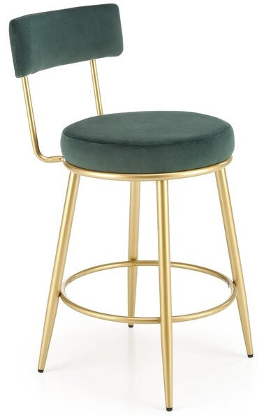 Bar Stool Macerata | size: Width: 45cm, Height: 90cm, Depth: 54cm | color: Green | image: 0 | variant: 1003015