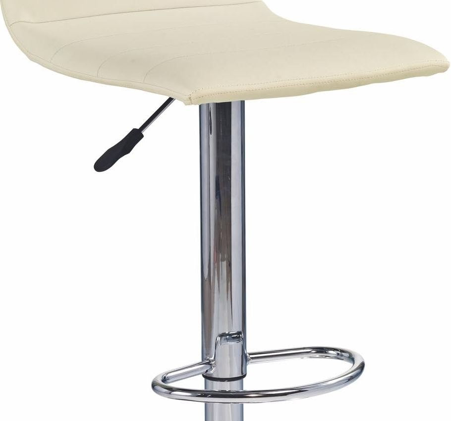 Bar Stool Matera | size: Length: 40cm, Width: 40cm, Height: 93-115cm, Depth: 42cm | color: White | image: 2 | variant: 1003040
