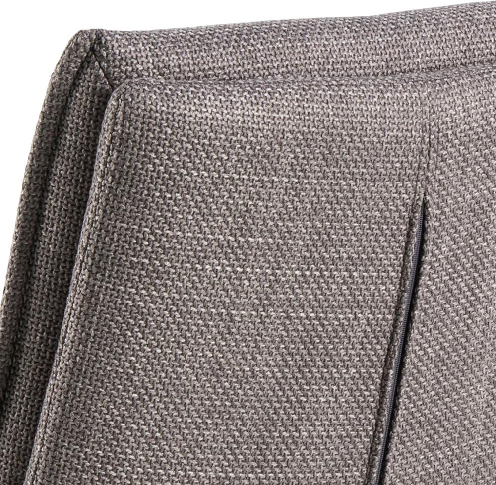 Bar Stool Monmouth | size: Width: 44cm, Height: 107cm, Depth: 53cm | color: Black/Grey | image: 3 | variant: 1001329
