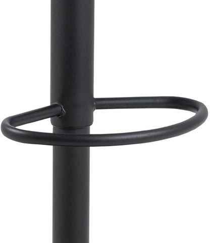 Bar Stool Monmouth | size: Width: 44cm, Height: 107cm, Depth: 53cm | color: Black/Grey | image: 5 | variant: 1001329