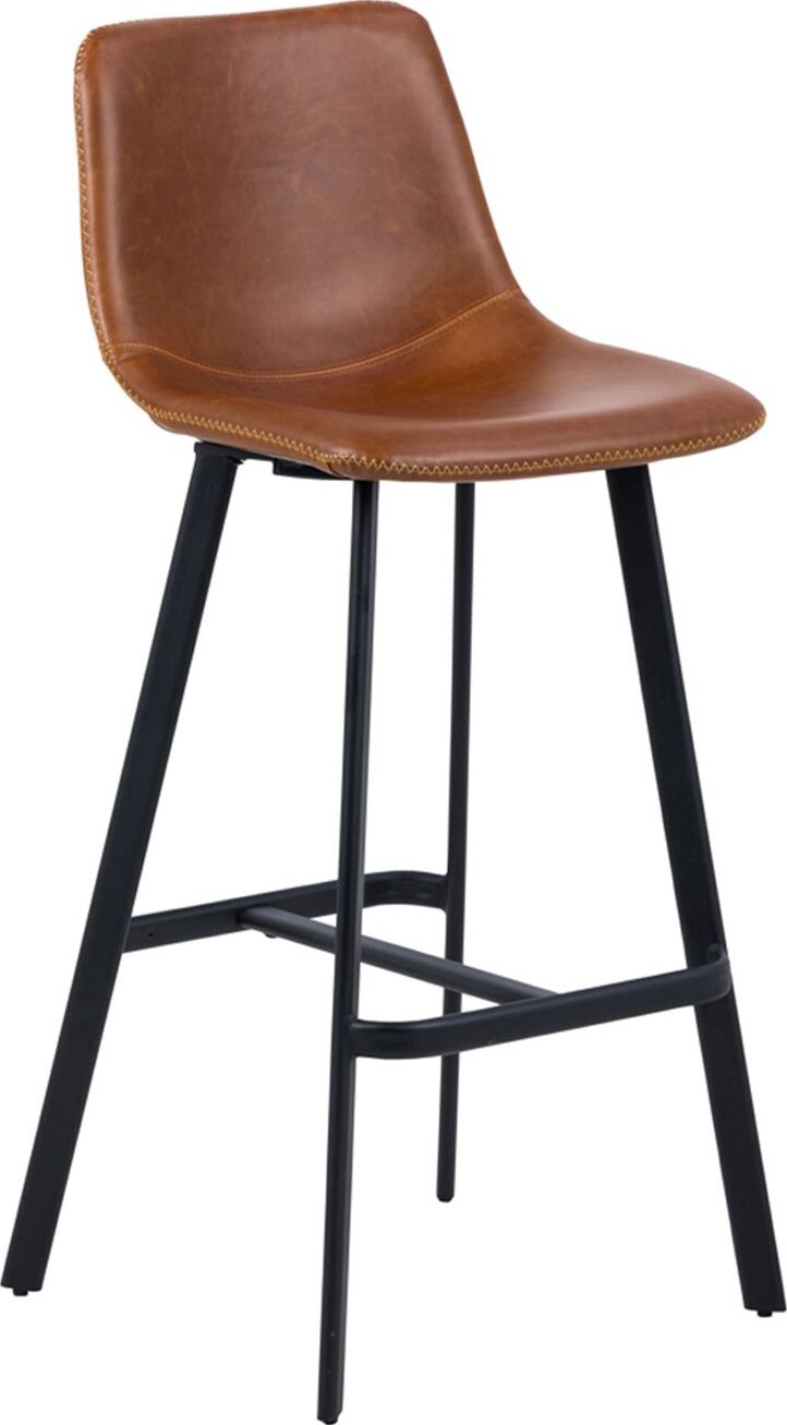 Bar Stool Oregon | size: Width: 46.5cm, Height: 103cm, Depth: 50cm | color: Brown | image: 1 | variant: 1005608