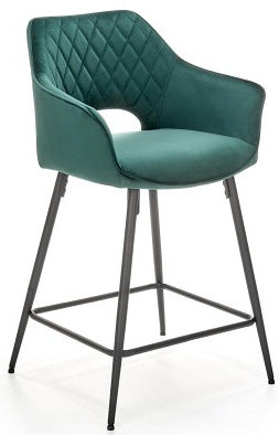 Bar Stool Rimini | size: Width: 55cm, Height: 96cm, Depth: 51cm | color: Green | image: 1 | variant: 1003003