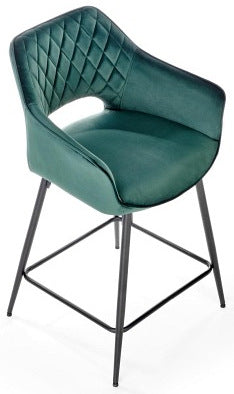Bar Stool Rimini | size: Width: 55cm, Height: 96cm, Depth: 51cm | color: Green | image: 4 | variant: 1003003