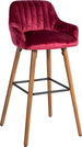 Bar Stool Sevenoaks | size: Length: 52cm, Width: 48cm, Height: 97cm, Depth: 52cm | color: Red | image: 1 | variant: 1001305