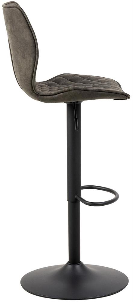 Bar Stool Sittingbourne | size: Width: 45.5cm, Height: 116cm, Depth: 50.5cm | color: Brown/Black | image: 2 | variant: 1005974