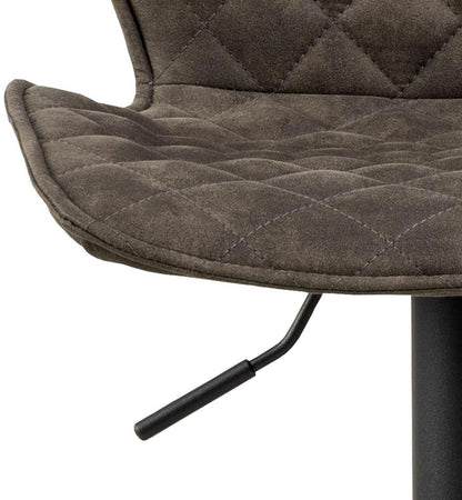Bar Stool Sittingbourne | size: Width: 45.5cm, Height: 116cm, Depth: 50.5cm | color: Brown/Black | image: 5 | variant: 1005974