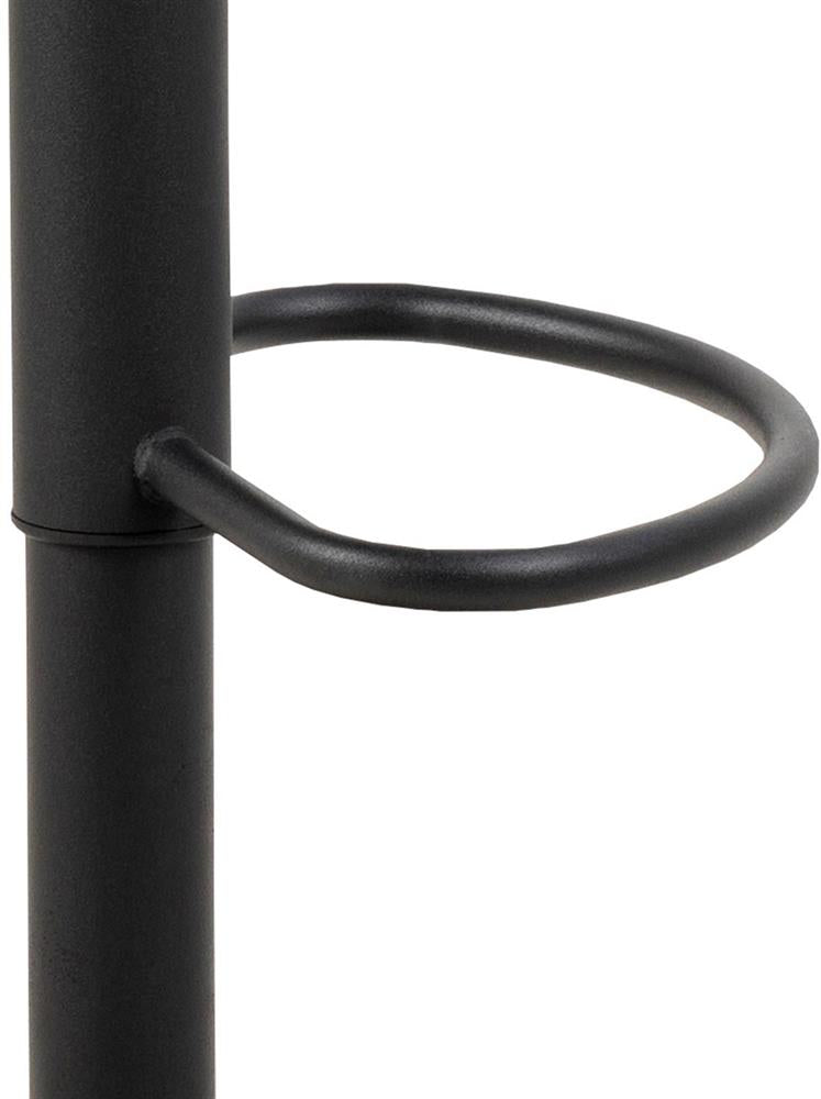Bar Stool Sittingbourne | size: Width: 45.5cm, Height: 116cm, Depth: 50.5cm | color: Brown/Black | image: 6 | variant: 1005974