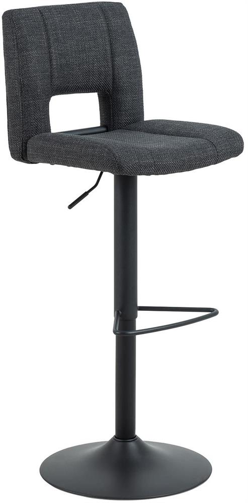 Bar Stool Sylvia 2 | size: Width: 41.5cm, Height: 115cm, Depth: 52cm | color: Gray | image: 1 | variant: 1016733