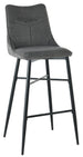 Bar Stool Usk | size: Width: 51cm, Height: 97cm, Depth: 42cm | color: Gray | image: 0 | variant: 1001340