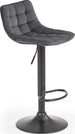 Bar Stool Vibo Valentia | size: Length: 43cm, Width: 43cm, Height: 84-106cm, Depth: 44cm | color: Gray | image: 1 | variant: 1003053