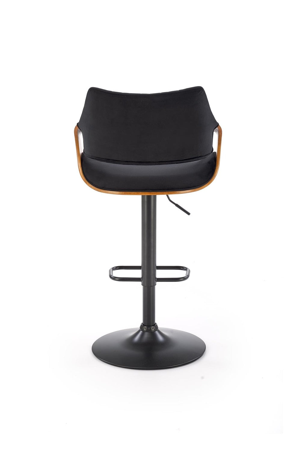 Bar Stool West Alytus | size: Width: 55cm, Height: 114cm, Depth: 52cm | color: Brown/Black | image: 4 | variant: 1007577