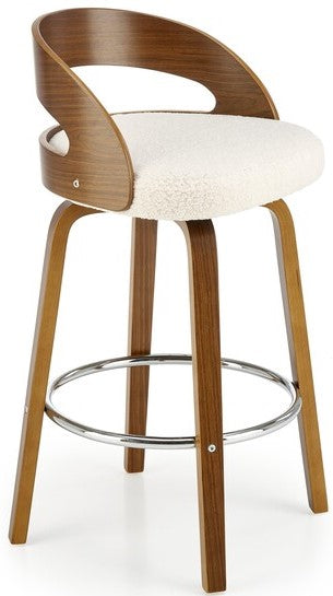 Bar Stool West Truro | size: Width: 47cm, Height: 84cm, Depth: 43cm | color: White | image: 0 | variant: 1007314