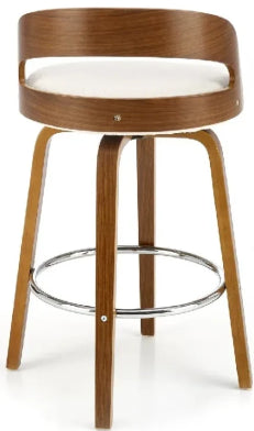 Bar Stool West Truro | size: Width: 47cm, Height: 84cm, Depth: 43cm | color: White | image: 1 | variant: 1007314