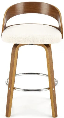 Bar Stool West Truro | size: Width: 47cm, Height: 84cm, Depth: 43cm | color: White | image: 3 | variant: 1007314