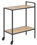Bar Table Aberystwyth | size: Length: 30cm, Width: 60cm, Height: 75cm | color: Black/Oak | image: 0 | variant: 1001701