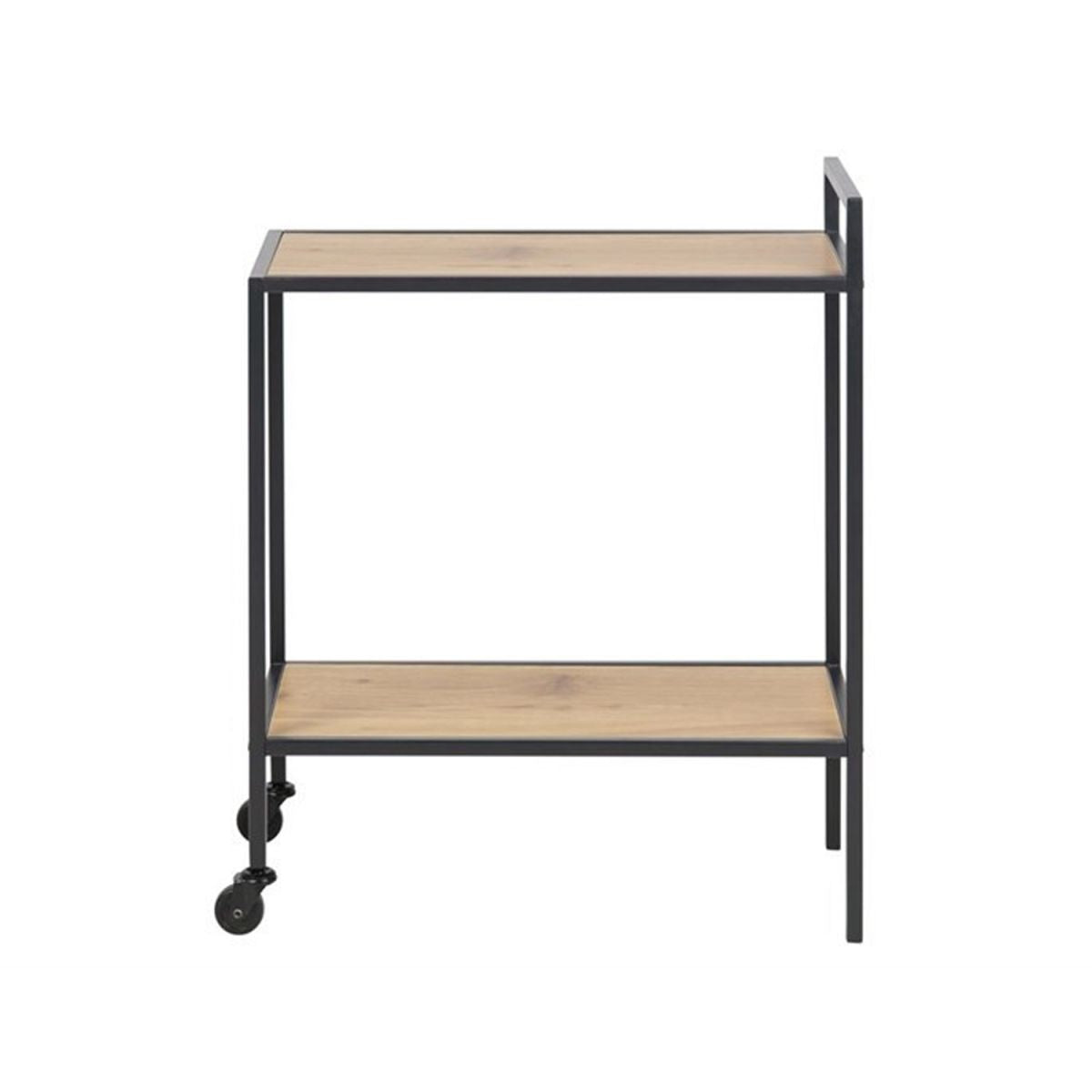 Bar Table Aberystwyth | size: Length: 30cm, Width: 60cm, Height: 75cm | color: Black/Oak | image: 1 | variant: 1001701