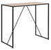 Bar Table Aberystwyth | size: Length: 60cm, Width: 120cm, Height: 105cm | color: Black/Oak | image: 0 | variant: 1001708