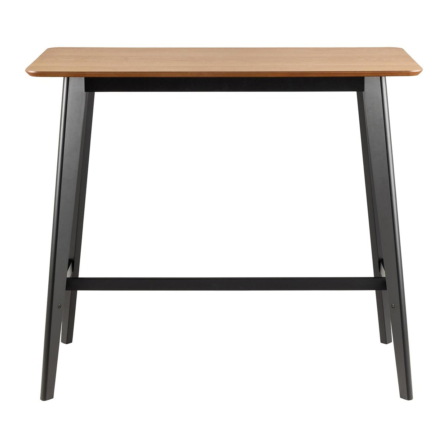 Bar Table Broadstairs | size: Length: 60cm, Width: 120cm, Height: 105cm | color: Black/Oak | image: 1 | variant: 1006536
