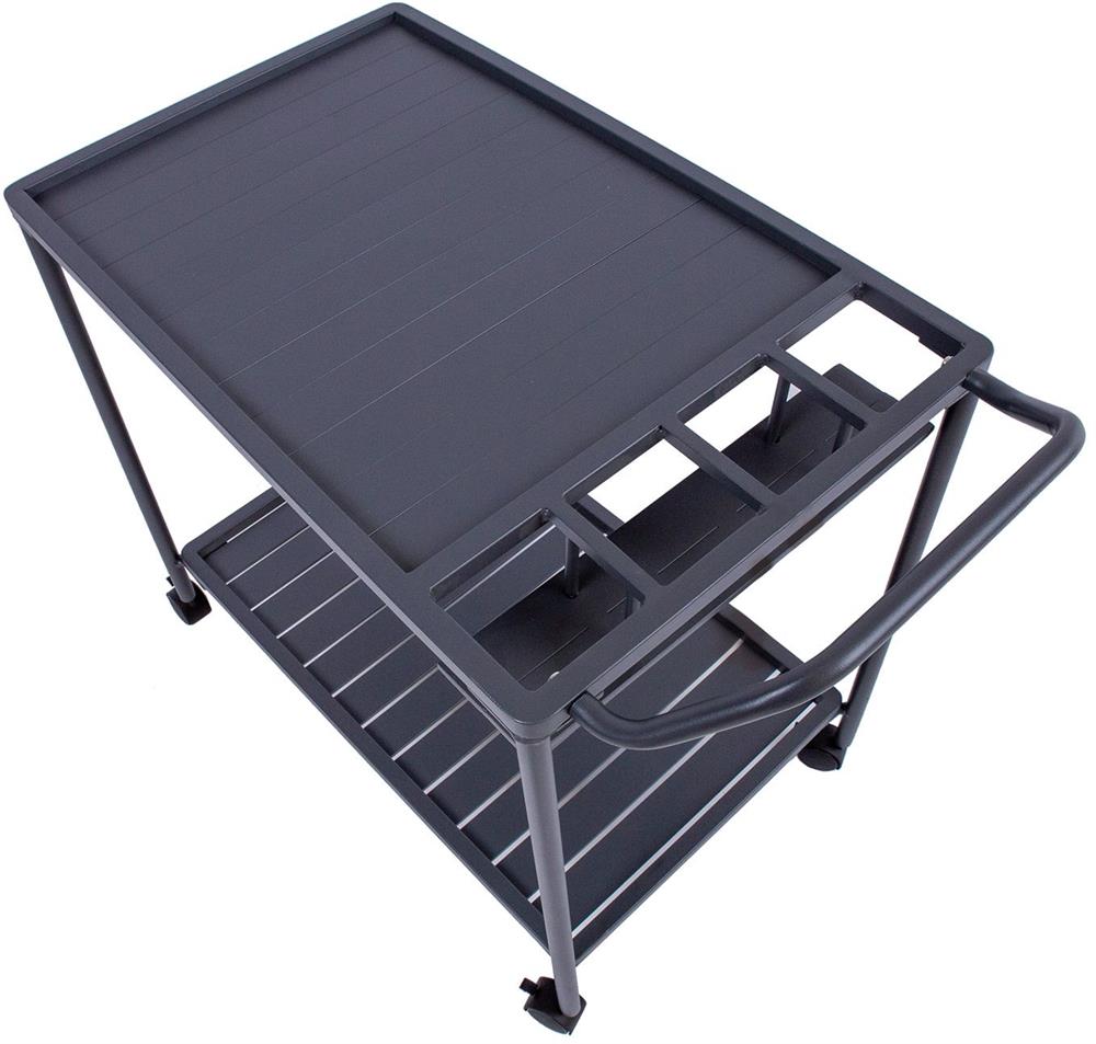 Bar Table East Barcelona | size: Length: 44cm, Width: 88cm, Height: 80cm | color: Black | image: 2 | variant: 1006209