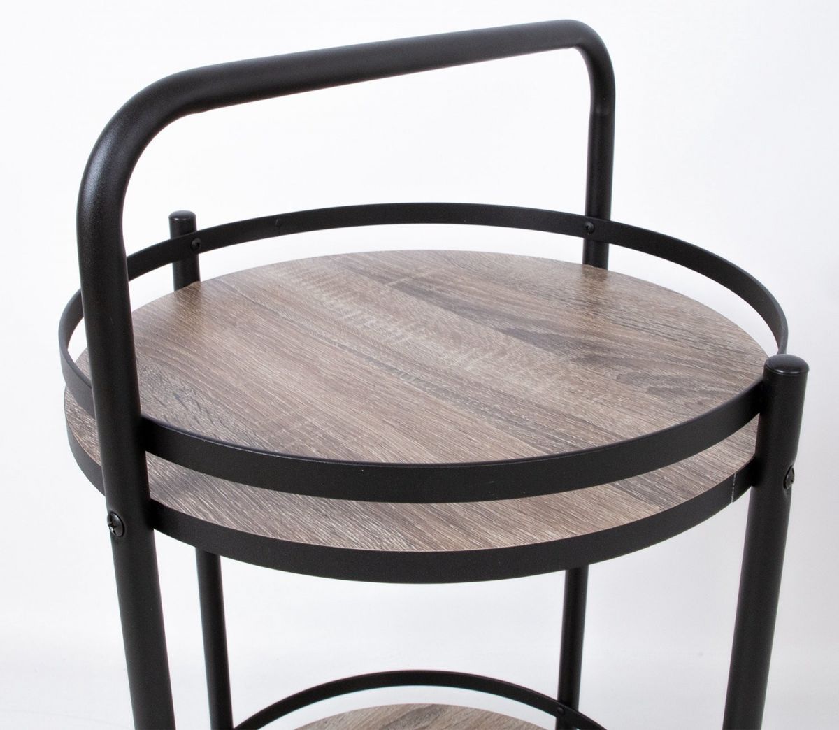 Bar Table East Betws | size: Length: 44cm, Width: 44cm, Height: 75cm, Diameter: 44cm | color: Brown/Black | image: 2 | variant: 1005527